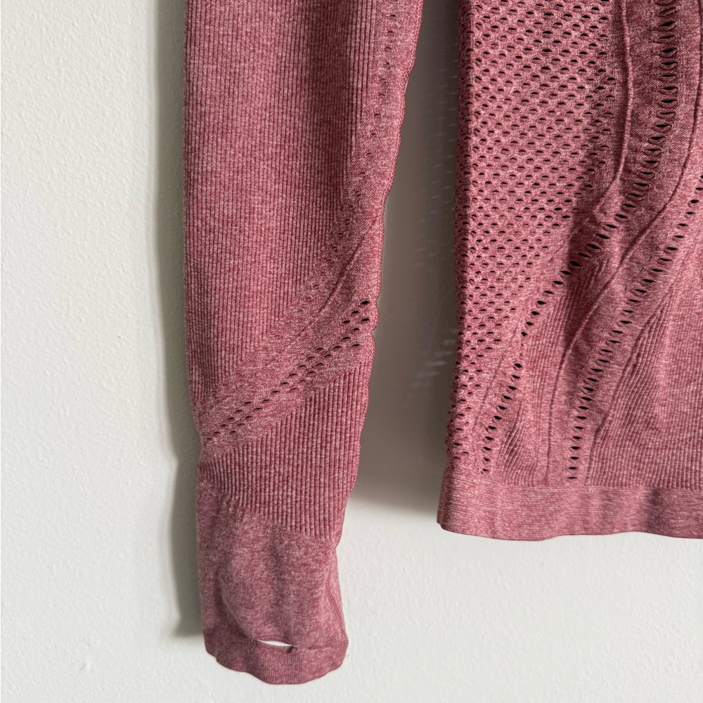 ALO Yoga Women's Long Sleeve Top - Mauve - Picture 6 of 8